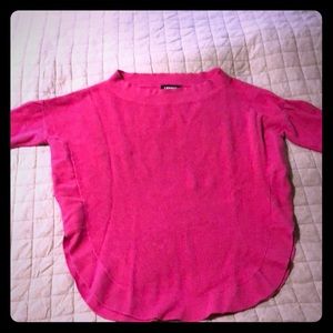 Express hot pink sweater